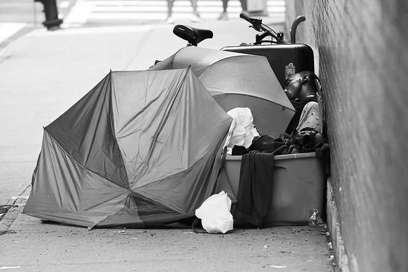 Homeless : Street Life : New York : Personal Photo Projects :  Richard Moore Photography : Photographer : 